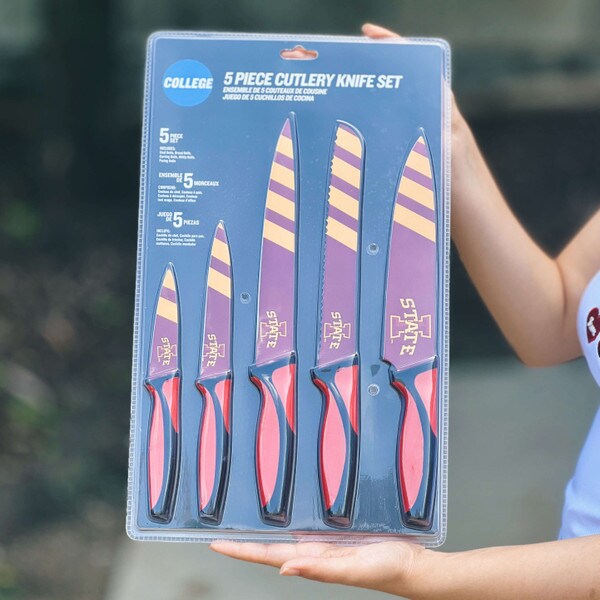 Iowa State 5-Piece Kitchen Knife Set (was $42.99)